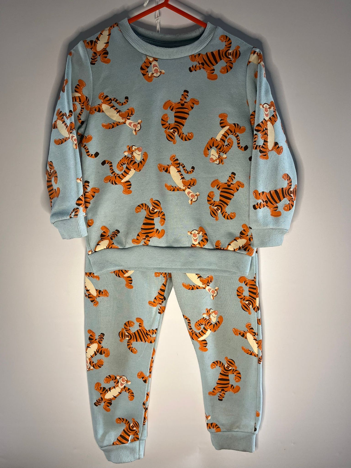 Children's jogger set with tiger pattern preloved little drums