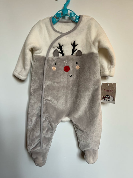 BNWT Nutmeg - Sleepsuit (0-3M)