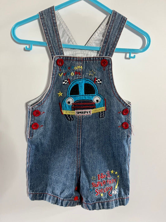 Cheeky Chimp - Dungarees (3-6M)