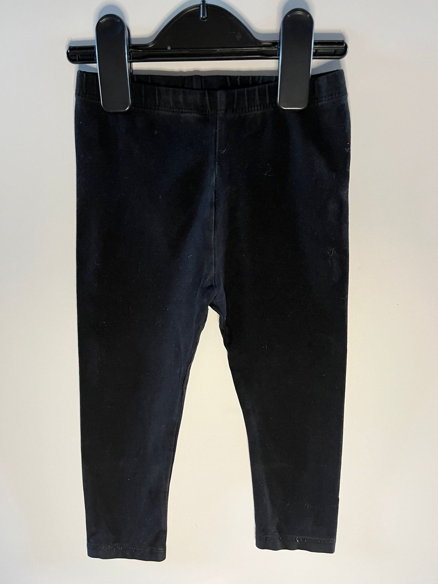 Black leggings blue zoo preloved children clothing little drums
