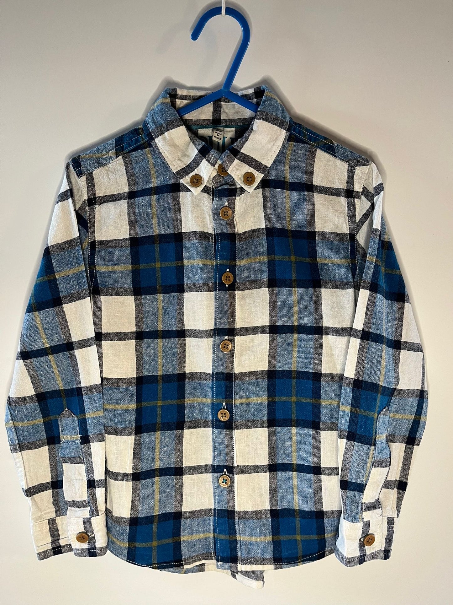 Plaid shirt joules size 4 preloved little drums