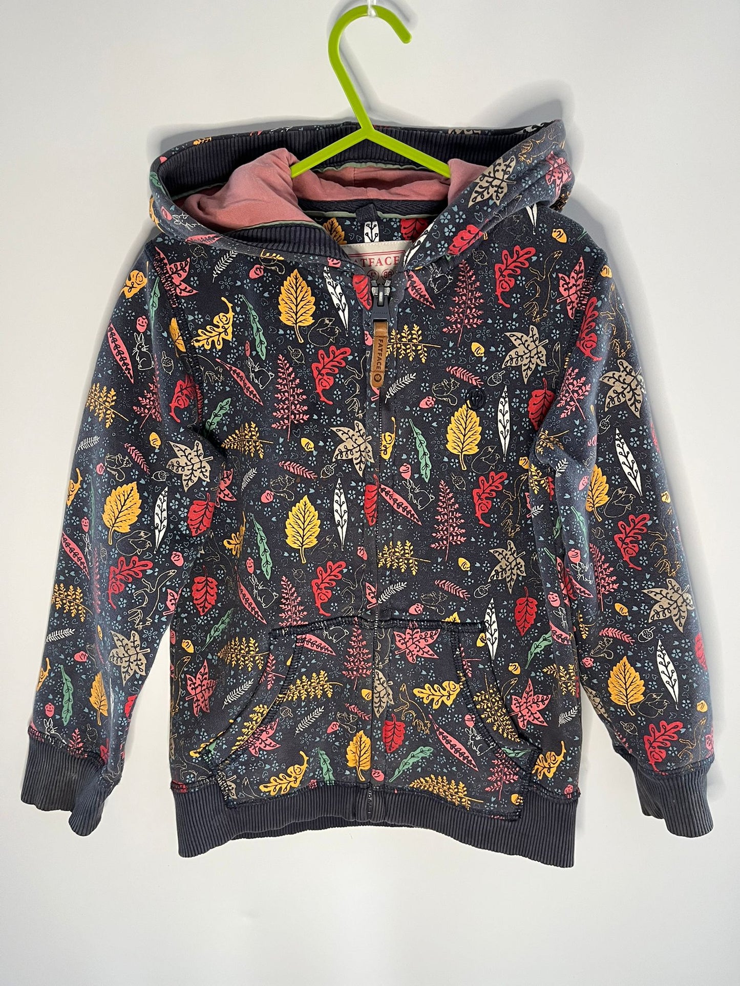 Colorful patterned hoodie fatface. Preloved - Little Drums.