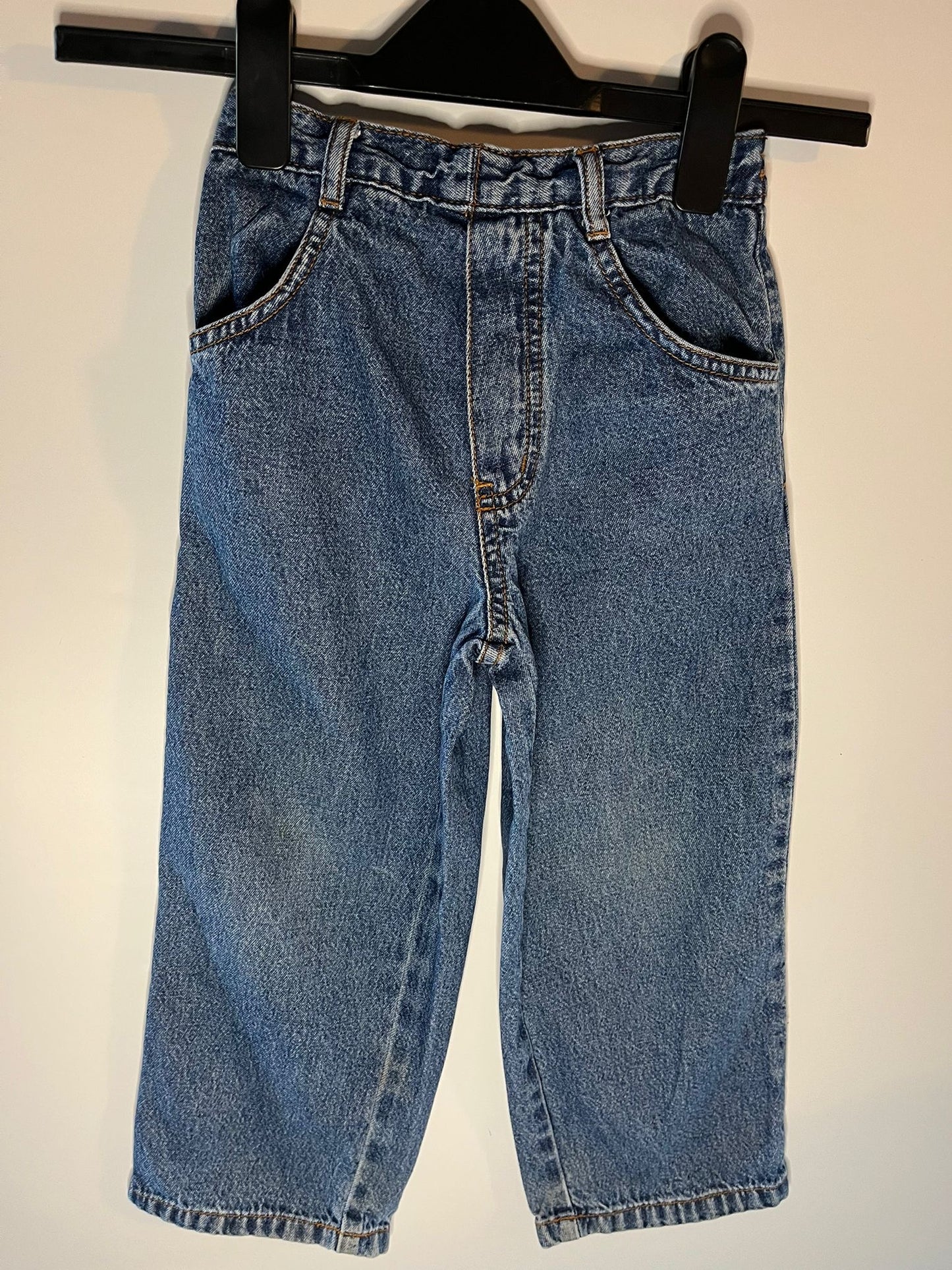 Denim blue jeans F&F wide leg preloved little drums