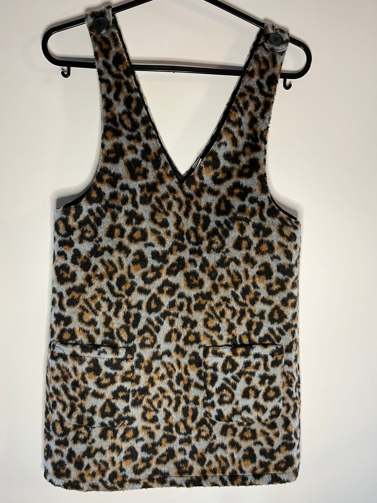 Leopard print dress TU 9 years, preloved little drums