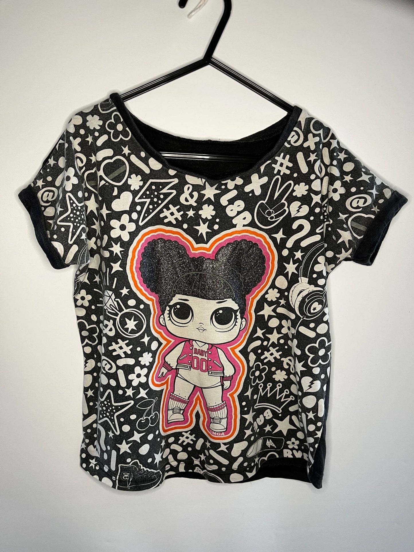 LOL dolls black top preloved little drums