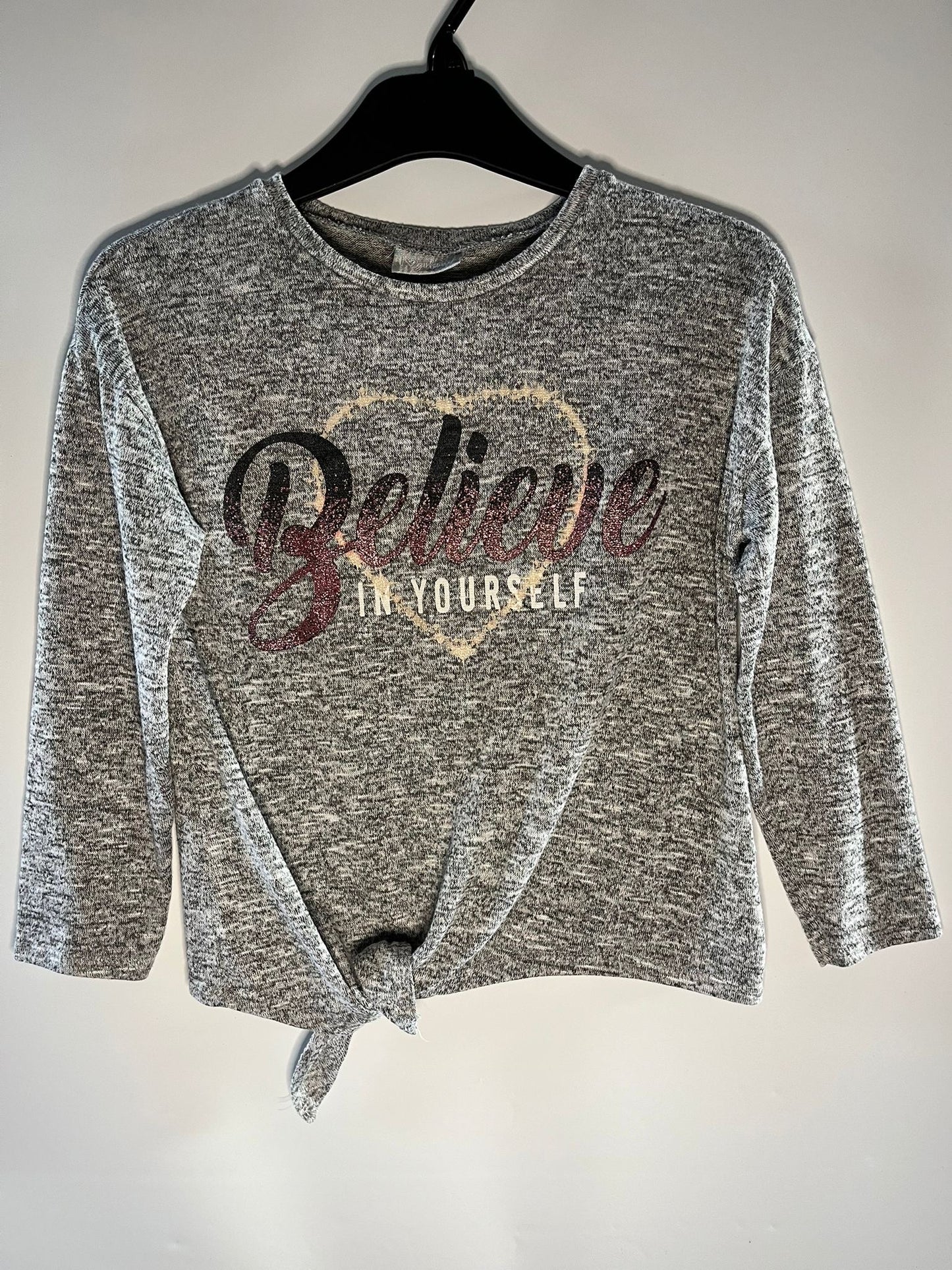 Long sleeve grey top from Matalan size 9 years