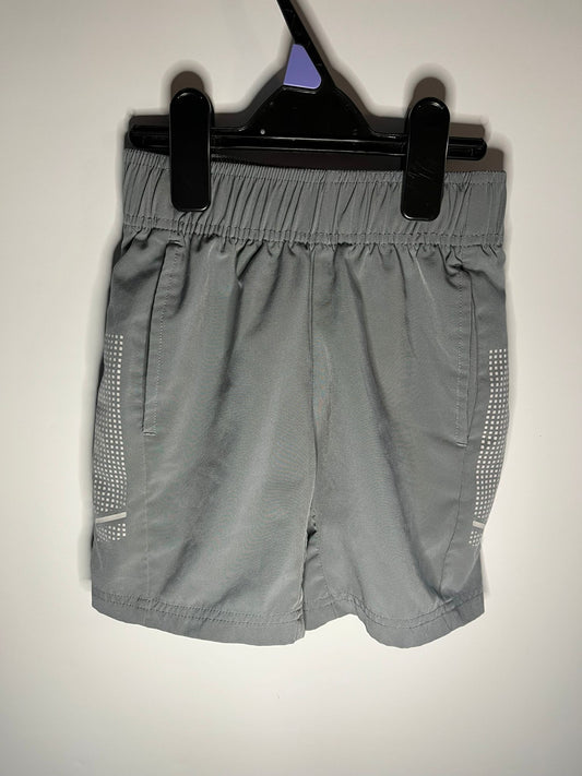 Grey sport shorts, size 4 to 5 years. Dunnes store, preloved little drums