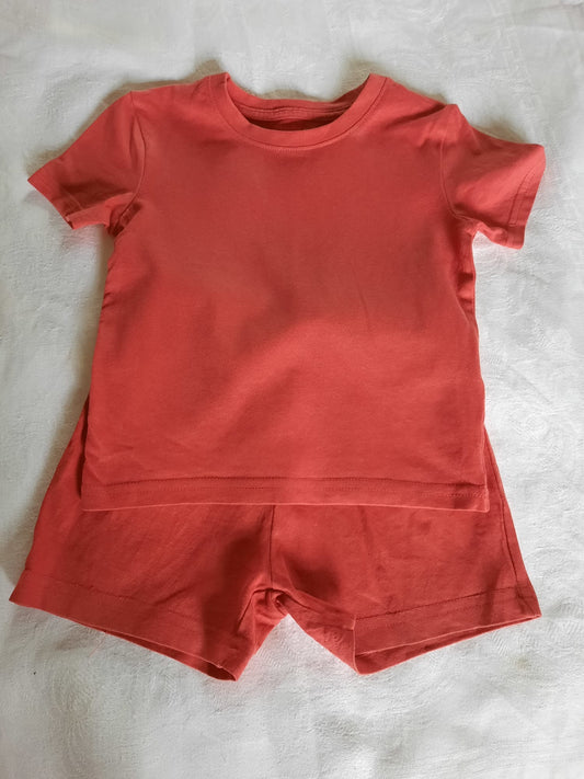 Primark - top and short set (12-18M)