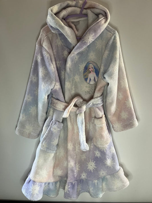 Preloved Very Frozen 2 dressing gown size 4 to 5 years. Little drums.