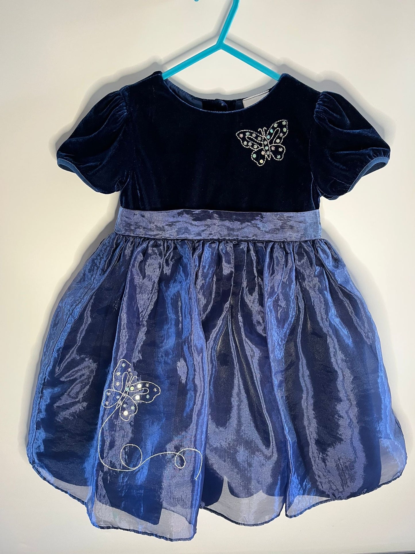 Ladybird navy dress preloved little drums vintage 