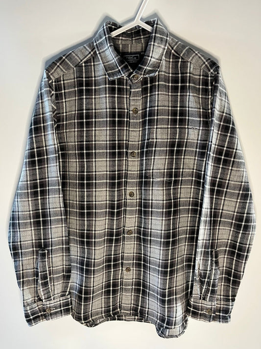 Grey checked shirt next preloved children clothing little drums 