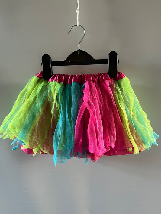 Colourful tutu skirt preloved little drums 