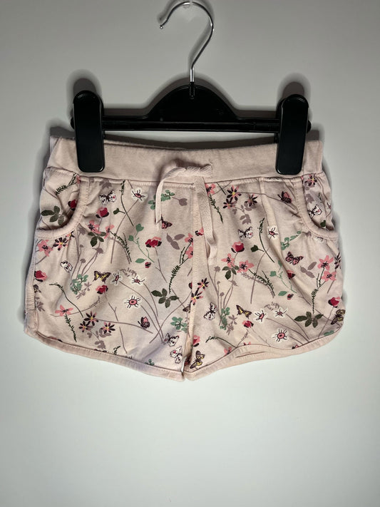 Preloved Evie angel pink flower shorts size 5 years. Little Drums