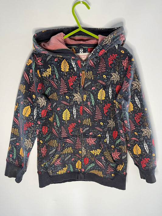 Colorful patterned hoodie fatface. Preloved - Little Drums.