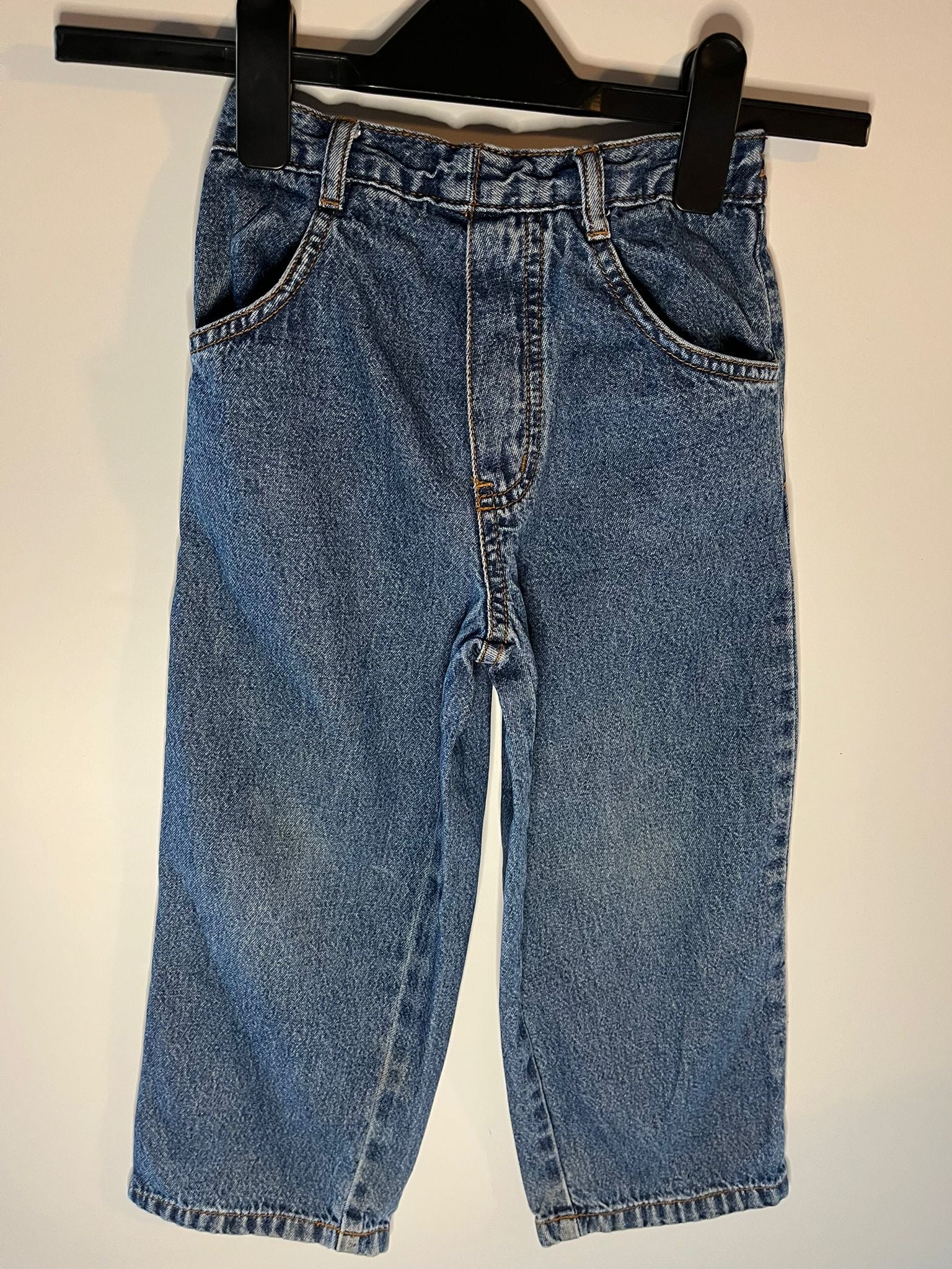 Denim blue jeans F&F wide leg preloved little drums
