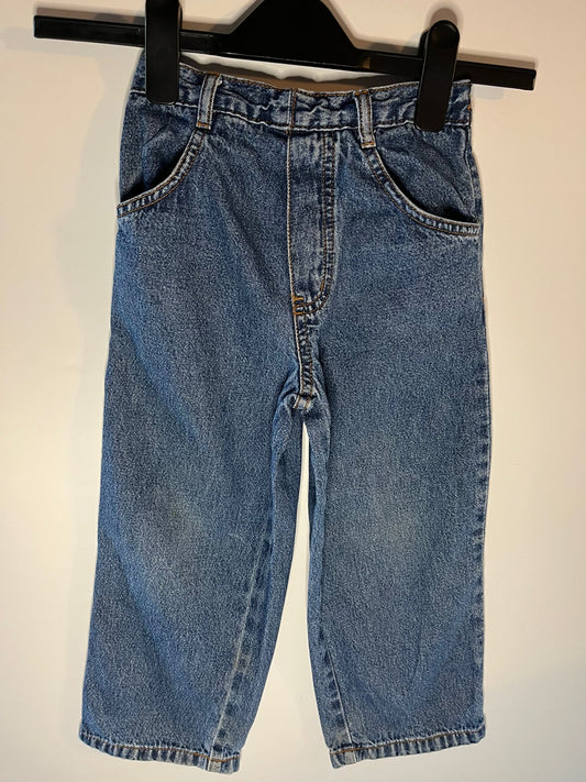 Denim blue jeans F&F wide leg preloved little drums