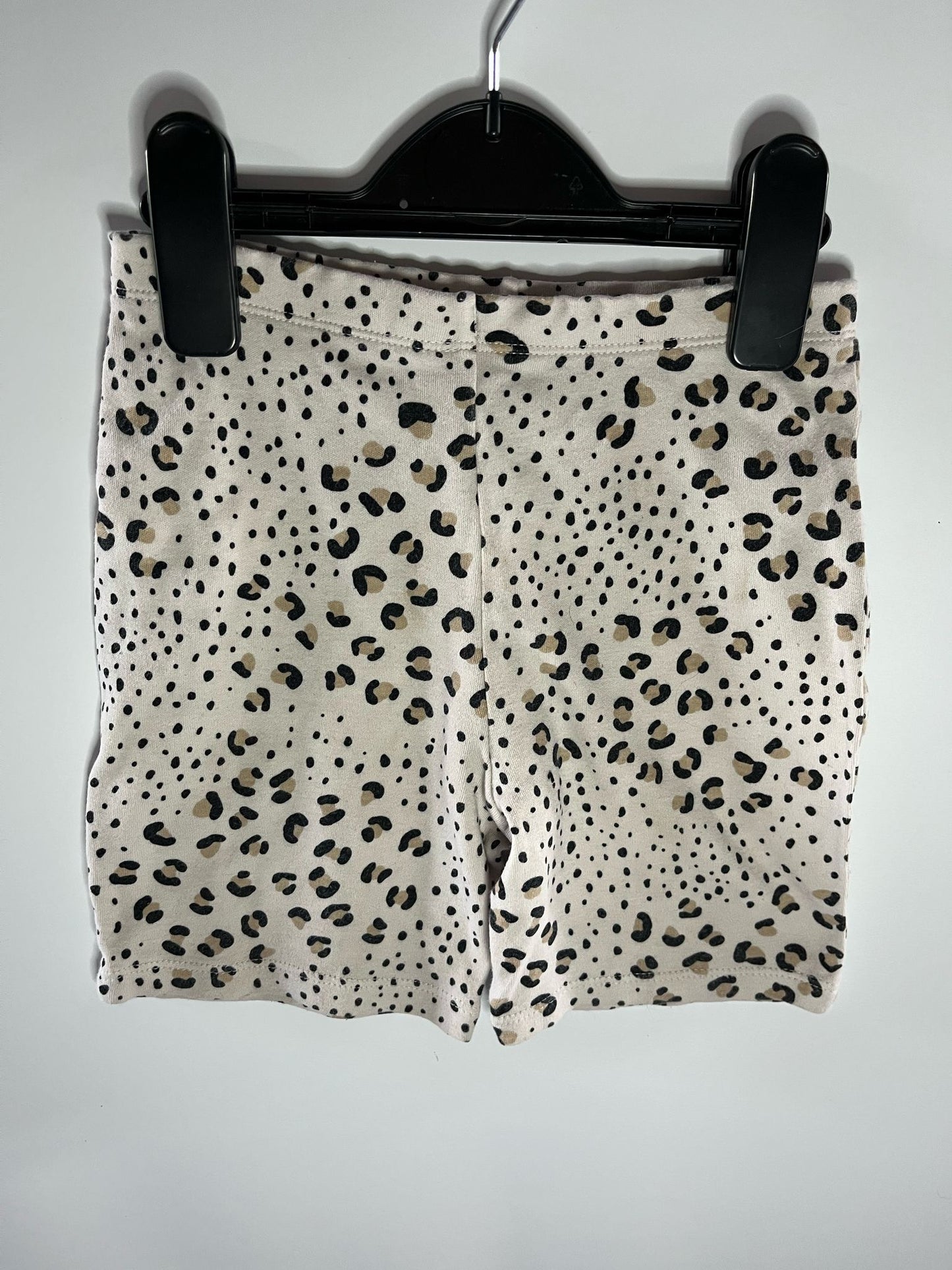 Preloved F&F cream leopard shorts size 2 to 3 years. Little Drums