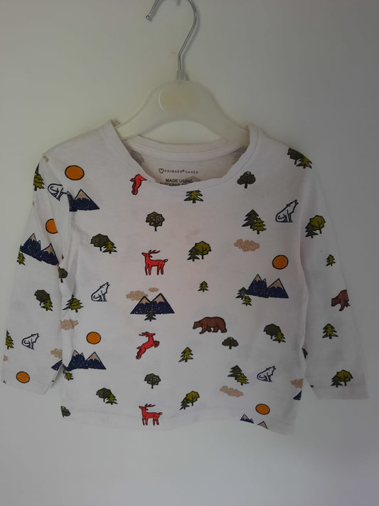 Primark - long sleeve top (18-24M)
