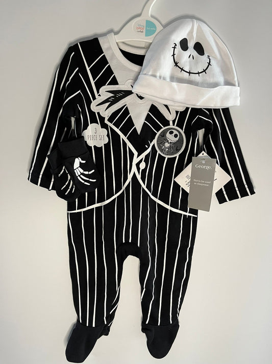 Brand new with tags George&nbsp;jack skeleton Halloween costume size 3 to 6 months. - Preloved - Little Drums