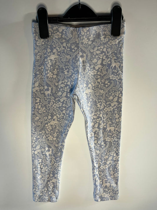 Next woodland leggings 4-5 years preloved little drums 