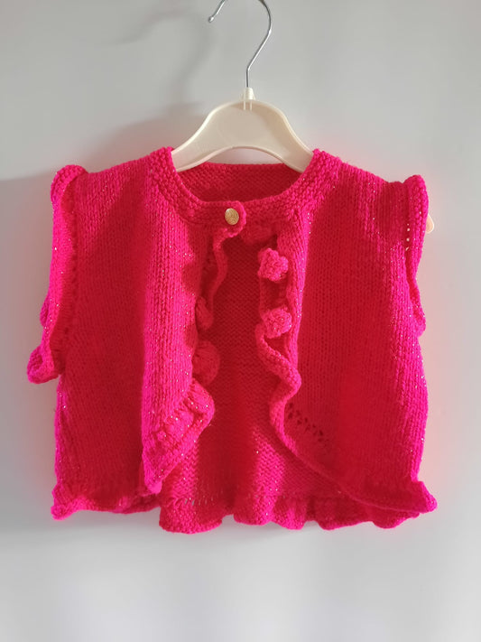 Hand knitted - cardigan (2-3)