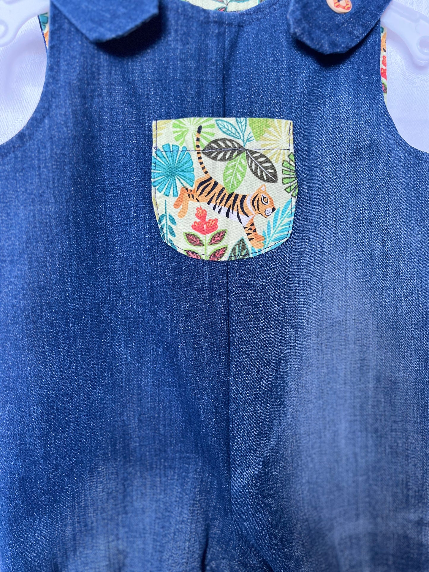 Handmade dungarees (9-12M)
