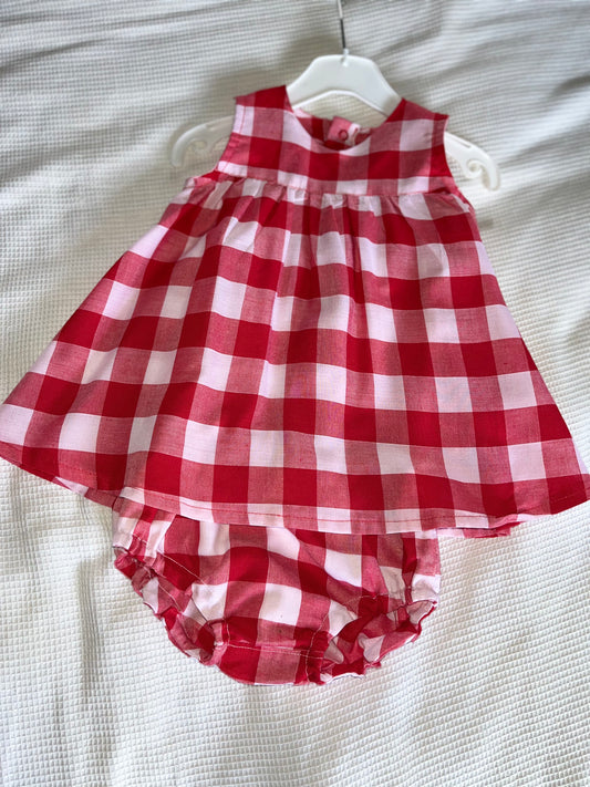 Handmade dress (3-6M)