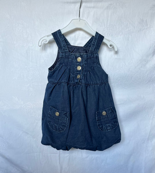 Dunnes - puffballs dress (9-12M)