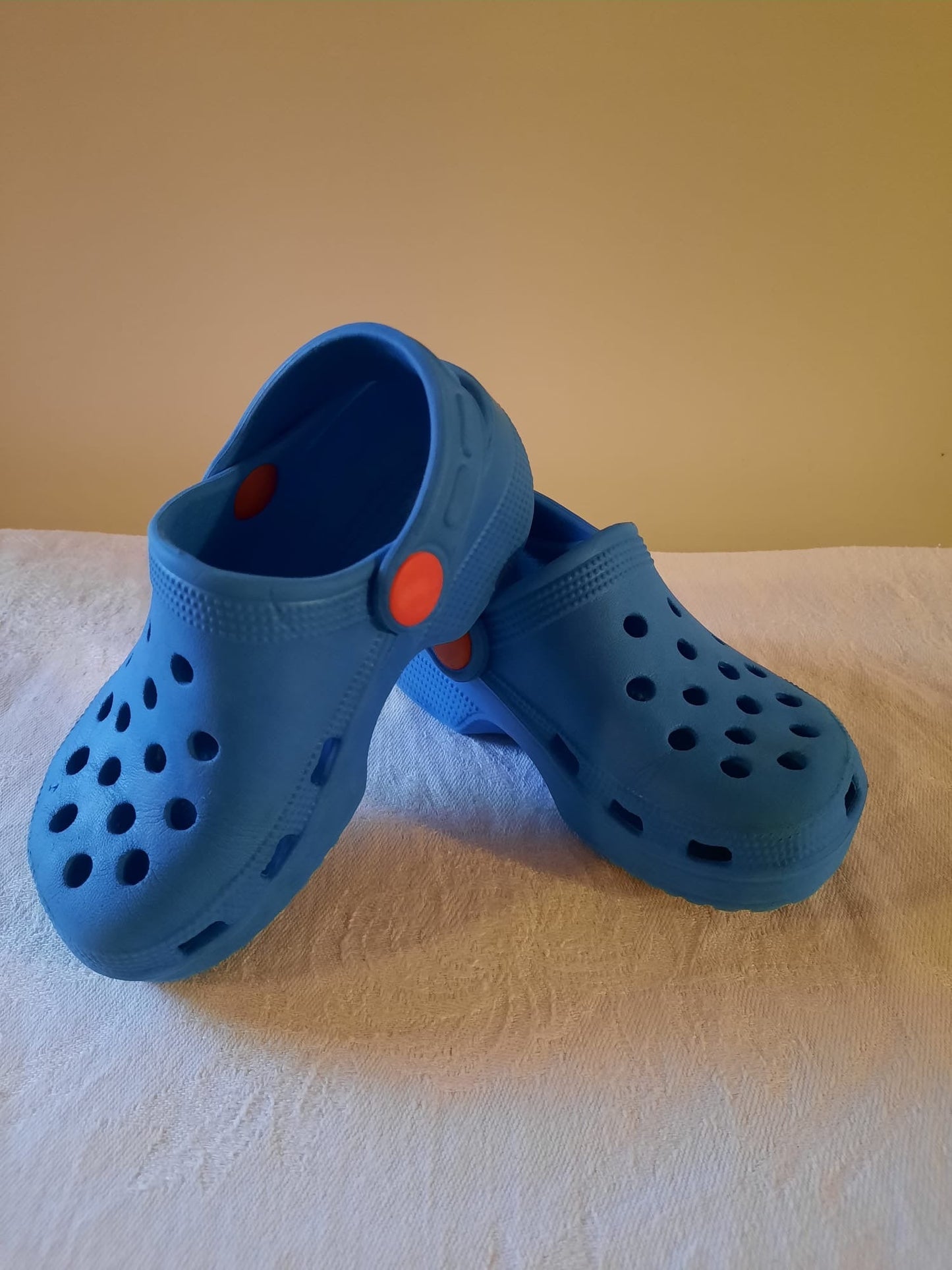 Blue croc shoes - (5) - Little Drums