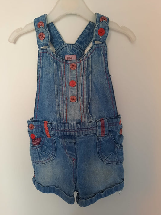 F&F - short dungarees (18 - 24M) - Little Drums