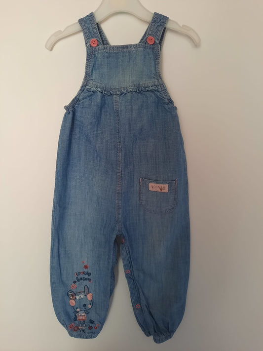George - Dungarees (18 - 24M) - Little Drums