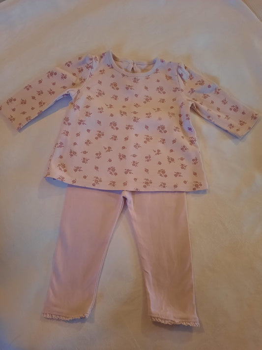George - top and leggings outfit (3 - 6M) - Little Drums