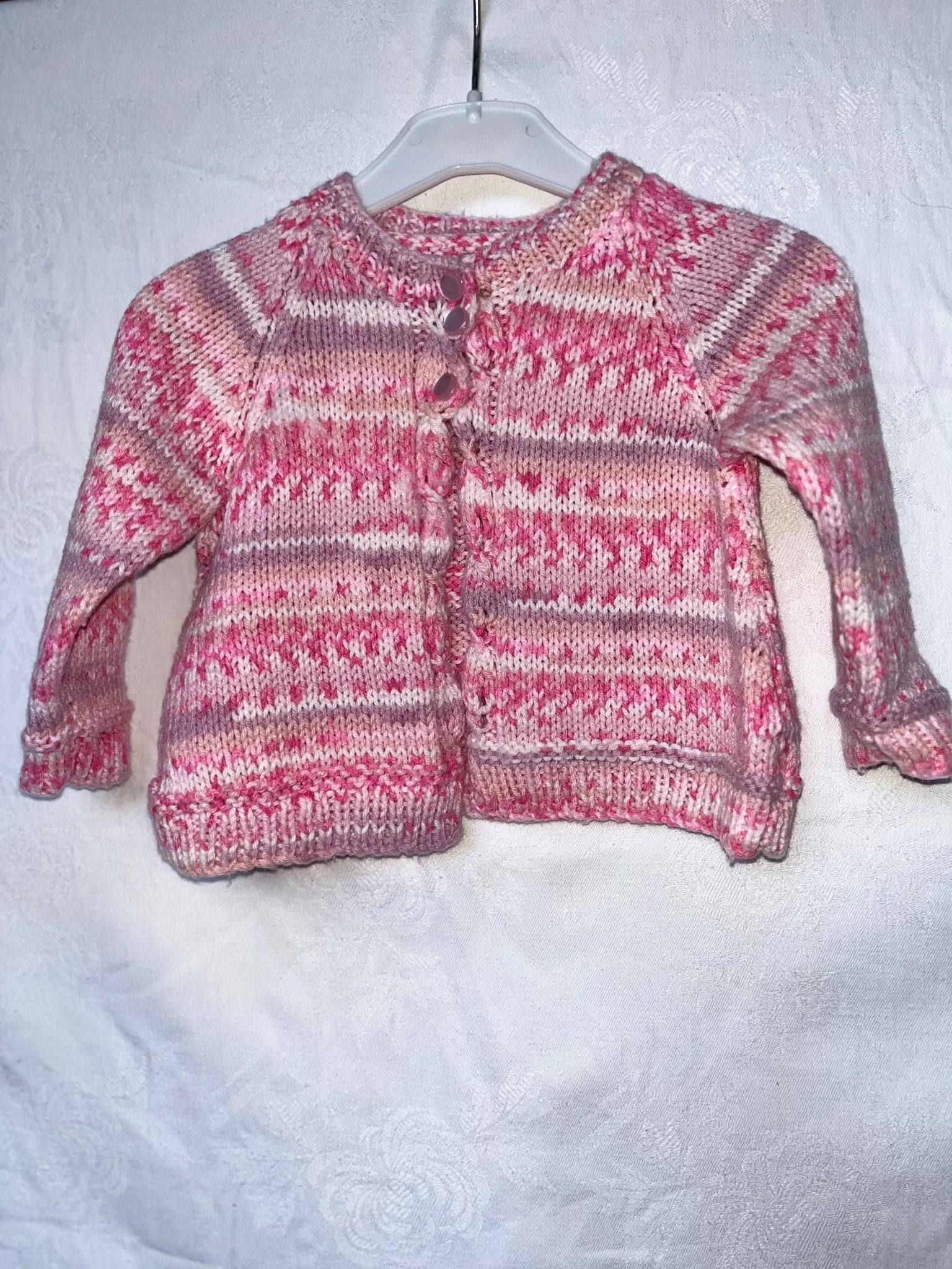 Handmade cardigan (3 - 6M) - Little Drums