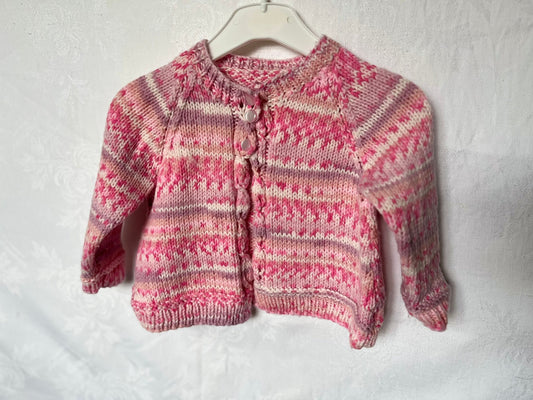 Handmade cardigan (3 - 6M) - Little Drums